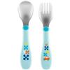 CHICCO POSATINE INOX 18m+ AZZURRE
