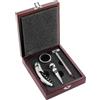 Vino personalizzati Set vino 4 accessori, in acciaio inox Brady personalizzate o neutre