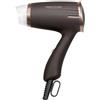 PROFI CARE Asciugacapelli pieghevole ProfiCare | Asciugacapelli 1400 W | salvaspazio con impugnatura pieghevole | styler compatto | 2 livelli | livello freddo per fissare lo styling | PC-HT 3009 marrone