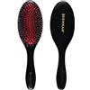 Denman Boar Bristle Hair Brush - Smoothing & Shine Enhancing for Slick Back Styles, Curl Defining & Detangling. D81M Hairbrush with Natural Bristles for all Hair Types for Women & Men