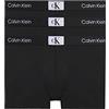 Calvin Klein Trunk 3Pk 000Nb3528A, Boxer Uomo, Nero (Black Black Black), S