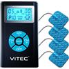 VITEC CYNONIC TENS/EMS Duo Comfort | Apparecchi di elettrostimolazione | 2 terapie con un unico dispositivo| Terapia naturale per il dolore cronico e lo sviluppo muscolare