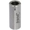 Trend Riduttore Pinza, da 8mm a 12.7mm, Adattatore per Fresa, Lunghezza 30mm, CLT/SLV/8127