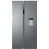 Haier SBS 90 Series 3 HSR3918EWPG Frigorifero Side by Side, 521 L, 2 Porte, No Frost, Water Dispenser, Luce LED, Classe E, 90,8x64,7x177,5 cm, Alluminio