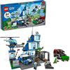 LEGO Stazione di polizia cittadina con furgone, camion della spazzatura ed elicottero giocattolo 60316, regali per bambini dai 6 anni in su, ragazzi e ragazze con 5 minifigure e giocattolo per cani