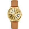 Guess Orologio Analogico Quarzo Donna con Cinturino in Pelle W1068L4