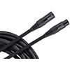 Ortega Guitars OECM-10XX Cavo per Microfono Xlr Maschio/Xlr Femmina Dritto/Dritto, Cotone Nero 3 M/0.75 q