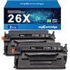 MYCARTRIDGE 26X Compatibile per HP 26X CF226X per HP Laserjet Pro MFP M426fDW Toner per M402DN per 26A CF226A (2 nero)