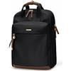 GOLF QUALITY Zaino Porta PC, Zaino Donna per Computer da 15.6 Pollici Notebook, Laptop Backpack Impermeabile da Uomo per Scuola,Lavoro o Viaggio, Noir