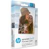 HP Zink W4Z13A, Carta fotografica Autoadesiva per HP Sprocket, Solamente Compatibile con Sprocket/Sprocket 2 in 1, 20 fogli, 5 x 7.6 cm, Grammatura 258 g/m², Lucida e Bianca