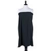 DII Women's Telo Doccia Regolabile con Chiusura Auto-fissante, Poliestere, Nero, L