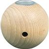 Rayher Sfera Legno Grezzo Candelabro, 7Cm Ø, Naturale, Box 1Pz, 63057505