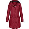 Giacca Uomo Invernale Kway Cappotto Impermeabile Antipioggia Giacche Per  Sportiva Outdoor Jacket Campeggio Casual Pioggia Con Coulisse Tasche  Laterali