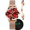 OLEVS Orologi Donna Oro Rosa Giapponese Quartz Orologi Femminili per Le Donne Impermeabili Orologi Da Polso Casual Lady In Acciaio Inossidabile