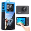 AKASO V50 PRO Action Cam 4K 20MP WiFi, Touch Screen con Stabilizzatore EIS, Fotocamera Subacquea Impermeabile, Videocamera Rallentatore, Telecomando, Angolo Variabile