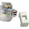 FANTON 82893-37 kit alimentatore USB A+C 2,4A attacco keystone da incasso completo di adattatore combatibile con placche e supporti GEWISS SYSTEM