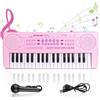 m zimoon Pianola Bambini 37 Tastiera Musicale con Microfono