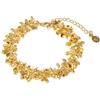 Vestopazzo Bracciale in Ottone con Decorazione Micro Elementi | Chiusura Regolabile con moschetto