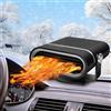 YeahBoom Riscaldatore portatile per auto, 12 V, termoventilatore per auto, 120 W, sbrinatore per parabrezza, girevole a 360°, spina accendisigari