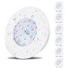 HiBay Faretti Led da Incasso per Cartongesso 5W Faretti Led Soffitto Incasso 500LM,3000K Bianco Caldo,220V IP44,Lampada Led Foro Ø60mm-65mm per Bagno,Cucina,Esterno Set di 6