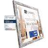 CABBEL Cornice 30x30 cm, betulla, robusta cornice in legno MDF, vetro Plexi infrangibile, da appendere, ide