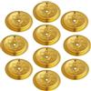 GORGECRAFT 10 Pz Metallo Galleggiante Stoppino Ghee Lampada A Olio Porta Disco Candela Galleggiante Stand Rack Centrotavola di Ricambio Culto Tealight Stoppino Dispositivi di Centraggio Buddista