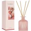 COCORRÍNA Diffusore Profumo Ambiente - Rosa e Foglie di tè 200ml Diffusore con Bastoncini Diffusore di Canne di Oli Essenziali per la Casa per la Camera da Letto Bagno Scaffale Decorazione Ufficio