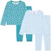 Bramble & Bear (Confezione da 2) Pigiama a maniche lunghe per bambini e ragazzi - Set di pigiami delicati in cotone biologico per 2-10 anni - Pigiami unisex comodi, morbidi e confortevoli