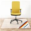 Floordirekt Tappetino protettivo per pavimenti duri "Neo", trasparente e semitrasparente, per sedia da ufficio, spessore: 1,5 mm, molte misure a scelta (trasparente, 90 x 100 cm)