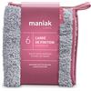 Maniak Panno in microfibra speciale per il bagno - asciuga tutte le superfici ed evita le tracce per un risultato impercabile! Prodotto durevole, grigio
