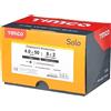 TIMCO Solo - Confezione da viti per legno, 4,0 x 50 mm, colore: Oro