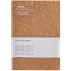 Miquelrius - Taccuino A5 flessibile (200 x 140 mm), interno liscio, 48 fogli bianchi, carta riciclata da 80 g/m², copertina in pelle riciclata, colore sughero