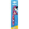 Mr White Spazzolino da denti Disney Minnie Mouse, per bambini, con tappo di protezione, setole morbide, manico antiscivolo, per bambini dai 3 ai 12 anni, senza BPA e atossico, spazzolino manuale