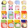 OFFCUP Blocchetti Memo Adesivi, 32pcs Animali Sticky Notes Adesive, 640 Fogli Mini Foglietti Adesivi Colorate Note Appiccicose per Ufficio, Scuola, Regali per Studenti Bambini