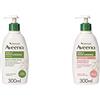 Aveeno Crema Corpo Idratante, Daily Moisturising, Senza Profumo, per Pelli Normali e Pelli Secche, 300 ml & Crema Corpo Idratante, Daily Moisturising, Crema Olio, Profumo di mandorle