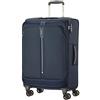 Samsonite Popsoda, Equipaje Maletas Unisex Adulto, Azul (dark Blue), Spinner M Expandible 66 Cm - 73.5 L