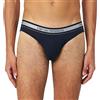 Emporio Armani Men's Brief Shiny Logoband Slip Boxer, Marine, M Uomini