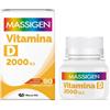 Massigen Vitamina D 2000 U.I. Integratore Alimentare, 90 capsule softgel