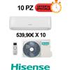 Hisense 10PZ Climatizzatore Hisense 18000 Btu Inverter Serie EASY SMART CA50XS1AG + CA50XS1AW R-32 Wi-Fi Optional