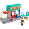 Fisher-Price Mattel Little People Playset Panificio Dolci Merende, Giocattolo per Bambini 12+ Mesi, GNC60