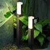 ZTWLEED Lampioni da Giardino Esterno LED,2 Pezzi 6W Luci da Esterno Giardino IP65 Impermeabile Bianco Naturale 4000K Lampade da Giardino per Giardino Cortile Vialetto,Nero 40CM 110-240V