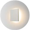 Topmo-plus 8W Lámpara da parete LED OSRAM SMD Luci Muro Applique design per interno/esterno waterproof IP65 alluminio Faretto soggiorno/terrazzo/giardino 15CM (bianco/bianco caldo)