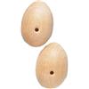 Coppia di Piedi in legno ovale