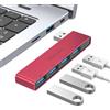 MOGOOD Hub USB per laptop, MOGOOD USB Hub 3.0 Slitt da USB Ultra-Slim Data USB Hub [Carica non supportato] Stazione Adattatore USB Multi USB Port Expander per laptop, PC Windows, Mac, stampante, Flash Drive
