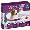 Ceva Salute Animale Vectra 3D Spot On Verde Antiparassitario per Cani da 4 a 10 kg 3 pipette