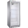 FORCAR Armadio Frigorifero ER600GSS - Acciaio Inox e Porta a Vetro - Temp +2° +8° - Capacità lt 570