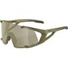 ALPINA Unisex - Adulti, HAWKEYE Q-LITE Occhiali sportivi, olive matt, One Size