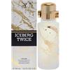 ICEBERG Twice Gold - Eau de Toilette 125 ml, Profumo da Uomo Opulento dalle Note Legnose e Vellutate, Lussuoso Flacone Cilindrico Effetto Marmo, Per Gli Uomini che Amano Vivere Intensamente