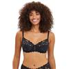Sans Complexe - Arum - Reggiseno Push up Classico in Pizzo con Ferretto - Donna - Nero - 5D