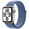 Apple Watch Se Gps+Cellular Cassa 40m Alluminio Cinturino Sport Loop Blu Inverno